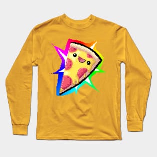 Pixel Pizza Long Sleeve T-Shirt